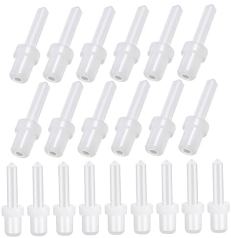 HOMSFOU Perni Di Riparazione Per Persiane in Plastica Resistenti Per Sostituzione Otturatori, Accessori Per Tapparelle, Kit Da 60 Pezzi Portatile Per Uso Domestico e Manutenzione Facile