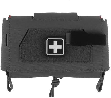 Marsupio tattico V3 con sgancio rapido MOLLE, cintura da combattimento, gilet da caccia, piastra, borsa for kit di pronto soccorso medico(G)
