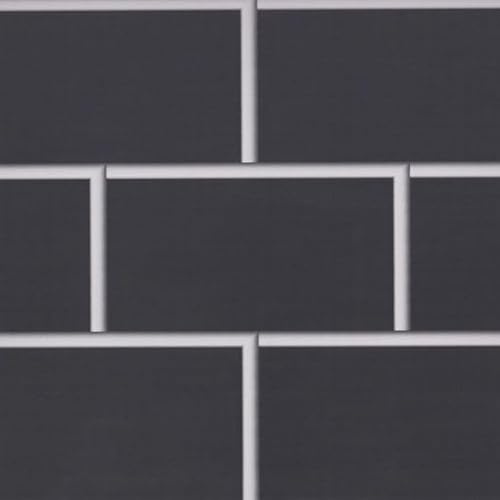 4 x Dark Grey Metro Tile Shower wall Panels 250mm x 2700mm x 8mm, Easy to Install 100% Waterproof & Heat Resistant PVC Wet Wall Panels