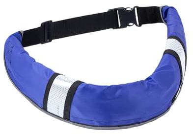 Notfall-Schwimmgürtel – nautische Weste, aufblasbarer Gurt, leichte Sicherheitsvorrichtung für Wasserreisen, Wandern, Angeln, Fluss, Marine-Sport und Outdoor-Aktivitäten