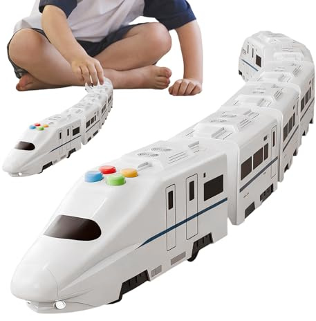 Giocattolo Ad Alta Velocità: Simulazione Ferroviaria Assemblata Liberamente, Elettrico Con E Musica, Gioco Interattivo | Per Bambini, Ragazze, Compleanno, Vacanze, Divertimento