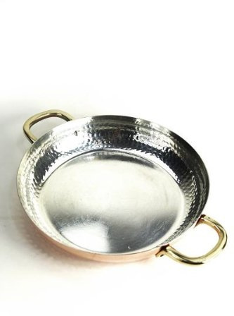 Copper Garden Kupferpfanne 20 cm mit Griffen I Mit Zinn beschichtete Pfanne aus Kupfer