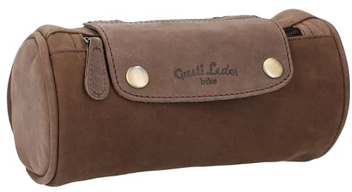 Gusti borsa da manubrio in pelle -Judith A. borsa portapacchi borsa con lucchetto per bicicletta custodia per bicicletta borsa in pelle marrone vintage