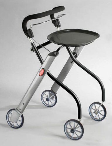 Trustcare Let's Go Indoor, Rollator, Schwarz/Weiß