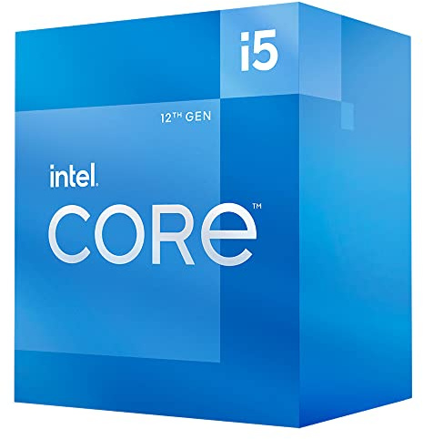 Intel® Core™ i5-12400 -Processore desktop di 12a generazione (velocità di base: 2,5 GHz, 6 core, LGA1700, RAM DDR4 e DDR5 fino a 128 GB)