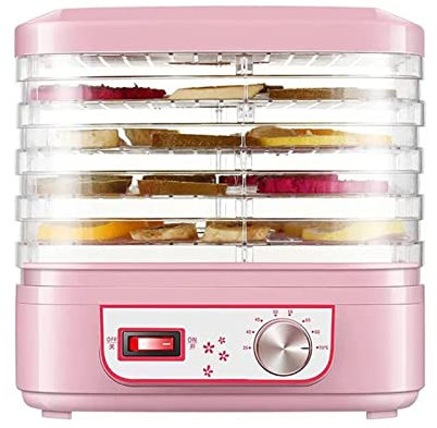 Disidratatore per Alimenti a scatti, Carne, Erbe aromatiche, Frutta, essiccatore Mac con Temperatura Digitale, 5 vassoi, Protezione da surriscaldamento,