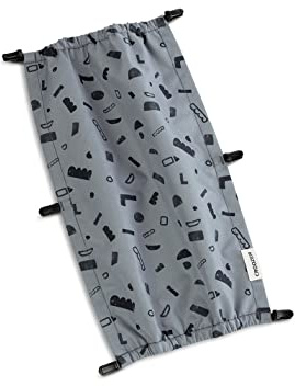 Croozer, Sonnenschutz Single Blue Patterned, Parasol, Gelb, Unisex-Adult