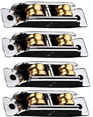 Poulies de porte et de fenêtre coulissantes, poulies de porte et de fenêtre en acier plastique, galets de rail de porte coulissante, roues porteuses, galets, roues de porte coulissante et roues inféri