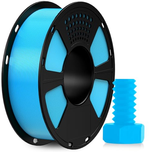 GIANTARM ABS+ Filament 1.75 mm blue, 3D Drucker Filament 1 kg, 1 Spule, Durchmessertoleranz +/- 0.02 mm,ABS wasser blau