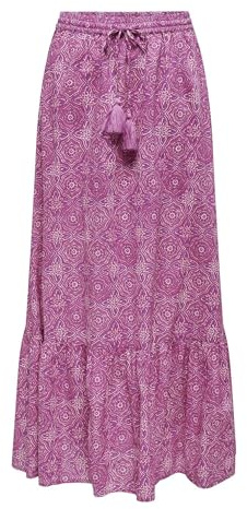 ONLY Onlmiley - Falda de Verano para Mujer, Rosa., M