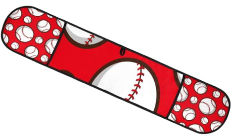 Guanti da forno doppi presine, palla da baseball con stampa di palla da baseball guanti da forno resistenti al calore guanti da forno per cucina domestica