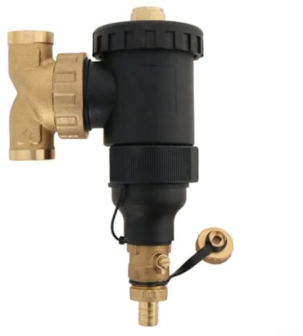 Lecreatekit Magnetic Filter, Magnetic Dirt Separator For Central Heating Systems Protects Against Iron Oxide Slag Build Up, For Central Heating Systems