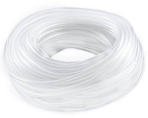 YMWALK Aquarium Airline Tubing 10 M Standard 4-6 mm,Soft Air Pump Hose Air Line Tubing for Fish Tank Terrarium Pond Garden
