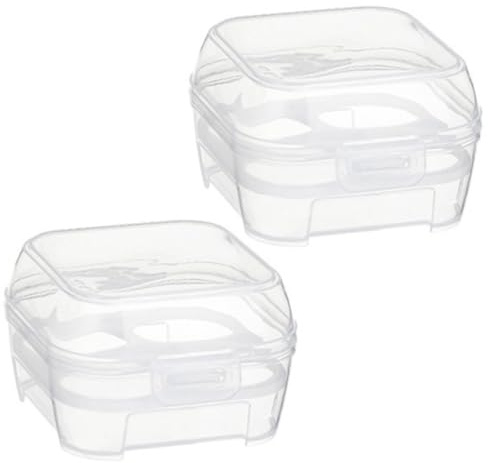 NUOBESTY 2pièces Boîtes à Œufs Transparentes Distributeurs Œufs Pour Réfrigérateur Organisateur De Réfrigérateur Pour Pique- Et Extérieur