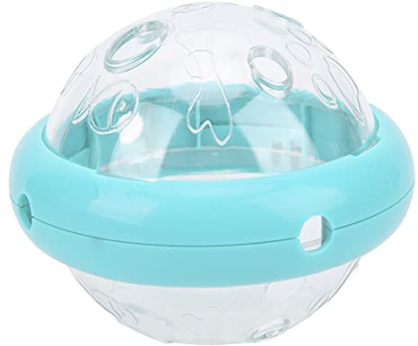 Tnfeeon Bola de Golosina para con Forma de Platillo Volador, Dispensador de Alimentos Interactivo, Juguete Rompecabezas, Fomenta el Entrenamiento y Reduce la Alimentación Rápida para Perros y Gatos