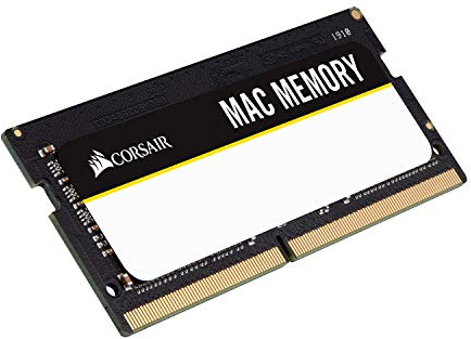 Corsair Mac Memory SODIMM 8GB (2x4GB) DDR3 1333MHz CL9 Speicher für Mac-Systeme, Apple-Qualifiziert - Schwarz