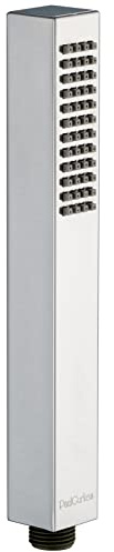 PaulGurkes eckige Handbrause Duschkopf Stabhandbrause Chrom