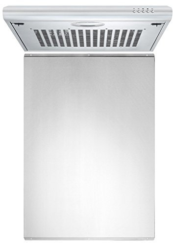 Cookology Hood Pack - Unbranded 60cm Visor Hood & Splash back in Stainless Steel