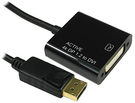 DisplayPort Zum DVI Buchse Kabel Active Adapter UHD 4K x 2k 3D TV