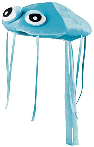 Boland 99904 - Gorro medusa, gorro de peluche pulpo, accesorios para disfraces de carnaval, tocados para disfraz, carnaval, fiesta tematica o JGA, disfraz de animales