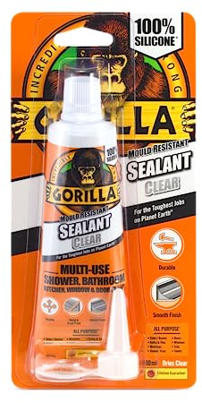 Gorilla Mould Resistant Sealant Clear 80ml