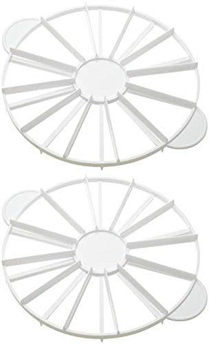 Ateco 1327 Cake Portion Marker, 10 or 12 Slices, Works for Cakes Up To 16-Inches Diameter - Set of 2