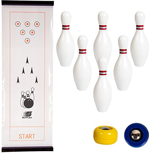 sunflex Tischspiel Bowling magnetisch zum aufrollen