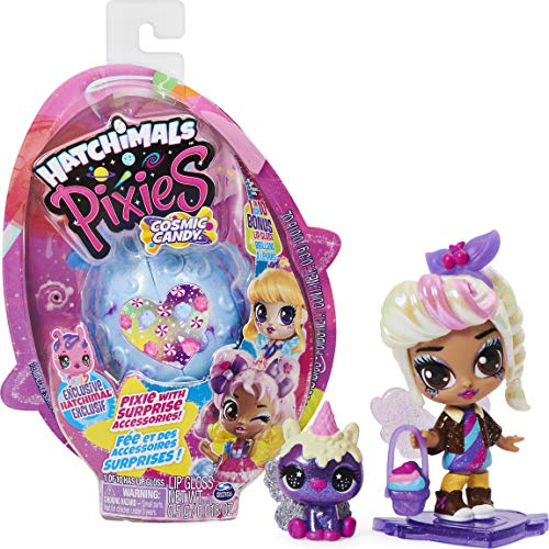 Hatchimals 6056539 - Cosmic Candy Pixies - Sammelfigur mit Zubehör und seltener Hatchimals CollEGGtibles Figur (sortiert)