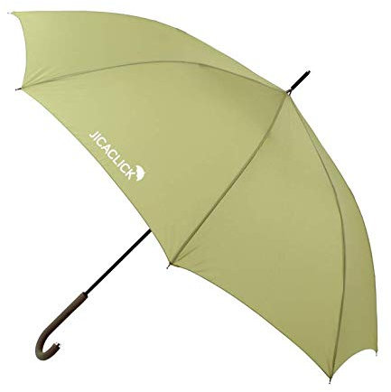 Paraguas Para el Sol Sombrilla de Mano con Filtro Solar con Proteccion UV 50 Parasol Paseo Mujer o Caballero Original Compatible con Soporte para Andador Carro Bebe y Silla de Ruedas (Verde Pistacho)