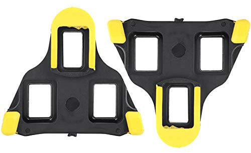 01 Fahrradpedale Cleats Set, 1 Paar hochwertige Gummi Rennrad Cleats, Fahrradpedal Selbstsichernde Cleats Kompatibel, Anti-Skid Bike Repair Ersatzteile, für Indoor & Rennrad Cleats