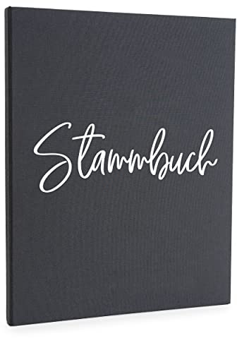 Hochzeitideal – Stammbuch der Familie Serie Amore Nr. 232 DIN A4 - Buchbinderleinen Stammbuch Hochzeit - Familienbuch Standesamt mit 4-Fach Ringmechanik & 3 Klarsichthüllen