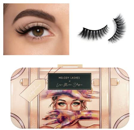 Melody Lashes Lisa-Marie Schiffner valse wimpers voor de ultieme CAT eye look met een ongelooflijk glamoureuze finish! Herbruikbaar tot 15x Vegan en handgeknoopt (Confidence)
