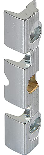 EFF-EFF 128.130011 40 Effeff Aufschraubstück 118 FaFix für elektrischer Türöffner Türbeschlag, Stahl verzinkt 128.130, Silber