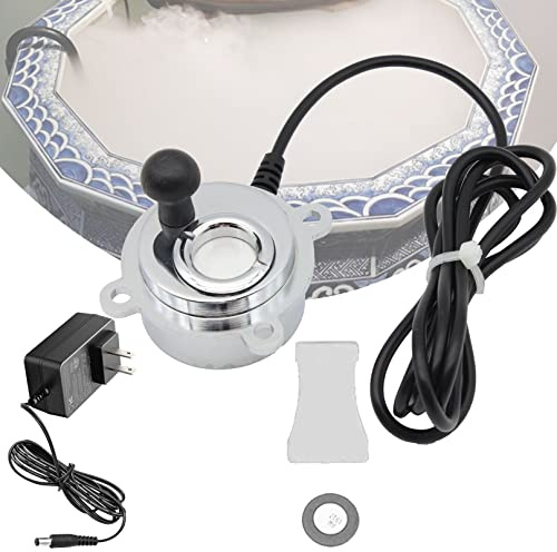 TTiiLoe Fog Machine, Small Ultrasonic Mist Maker Compact Smoke Machine Fogger for Vase Birdbath Tank Fishtank Deco Air Humidifier