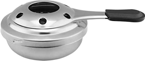 MARURY Stainless Steel Fuel Holder with Cover, Fuel Holder for Chafers with Cover and Handle for Chafing Dishes, Buffet Barbecue Party Events