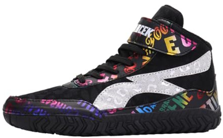 Scarpe da Wrestling Leggere e Traspiranti Scarpe da Boxe per Bambini Piccoli e Grandi