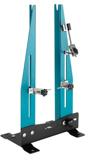 Fahrrad-Radständer mit Messuhr, Fahrradeinstellung, Felgen, MTB, Rennrad, Rad-Set, Reparaturwerkzeuge (Farbe: Blau)