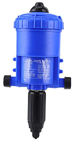 XWXLIJV Fertilizer Injector 0.2%‑2% Automatic Drip Irrigation Injector Dosing Pump Multipurpose Easy to Install Use Water Powered Liquid Doser Dispenser for Gardening Flowers Hose Livestock