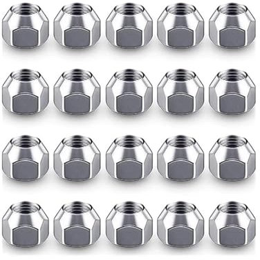 WTIXCRQ Radbolzen Radschraube 20 Stück Radmuttern Mit Offenem Ende Für Anhänger, Reifen, 16 Mm Höhe, 21 Mm Sechskant-Radmuttern(M14x1.5)
