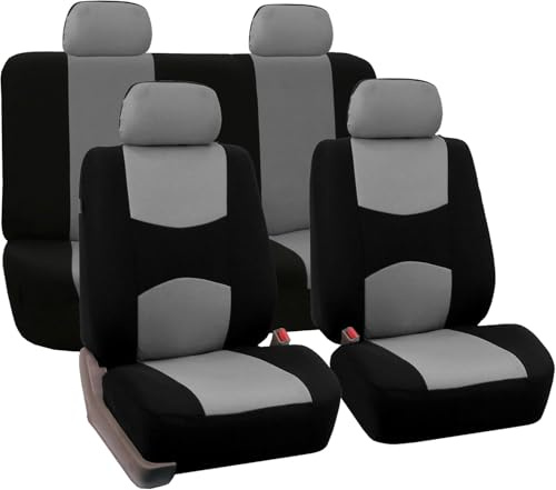 JXTTJ Auto Sitzbezüge Set für FIAT Panda 3 Series (Type 169) 2003-2006 2007 2008 2009 2010 2011 2012, Atmungsaktiv Bequem Vorne Und Hinten Auto-Schonbezüge Stoff Sitzbezug Innenraum Schonbezüge