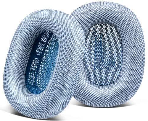 SOPROM Ohrpolster Ersatz für Airpods Max Over-Ear Kopfhörer, Ohrpolster mit strapazierfähigem Netzstoff, weicher Schaumstoff - Marine