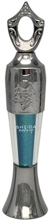 SHEIDA Kohl Kajal Powder Eyeliner – Blau, Hochpigmentierter Puder-Eyeliner für Smokey Eyes, Natürlich, Wasserfest & Wischfest, Sanft zu den Augen & Hypoallergen