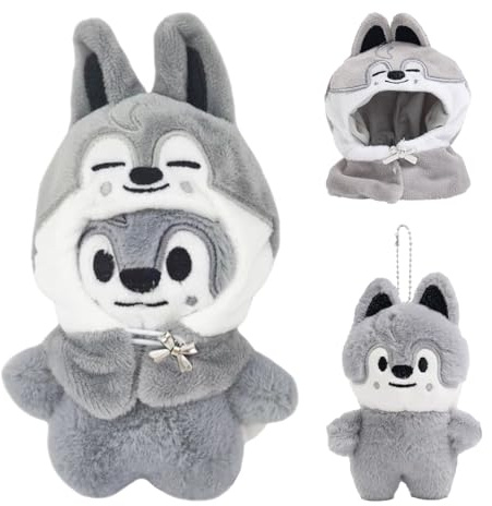 Str-ay Portachiavi in peluche, Portachiavi Str-ay, Sk-zoo Porta-chiavi in peluche, Stra-y Merch per Zaino Di Peluche, Stra-y Pelu-che Porta-chiavi, Adorabile Ciondolo Zaino