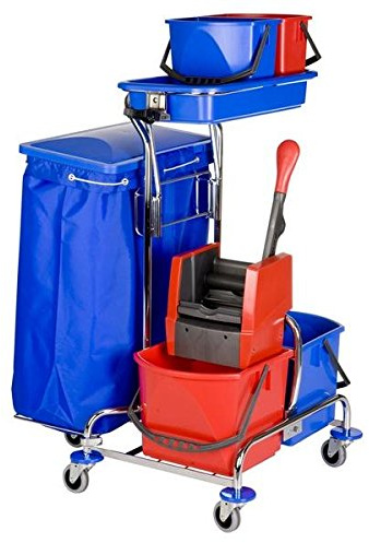 Vermop Varietta Plus 2 kpl. 1x120l Reinigungswagen verchromt