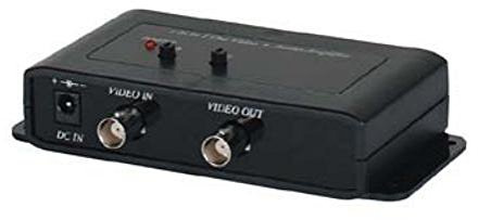BlueCCTV 1CH Video Signal Booster Amplifier Transmission Upto 3000FT (Analog TV Lines, Not for HD)