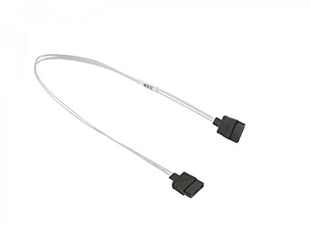 Supermicro CBL-0483L cable SATA 0,29 m Negro, Blanco - Cables SATA (0,29 m, SATA I, Male connector/Male connector, Negro, Blanco, Derecho, Derecho)