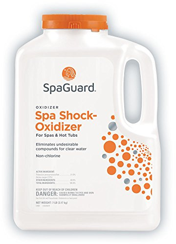SpaGuard Spa Shock Oxidizer for Spas & Hot Tubs, 7 lb, Single, Non-Chlorine Oxidizer, Easy to Use, Quick-Dissolving Shock Treatment