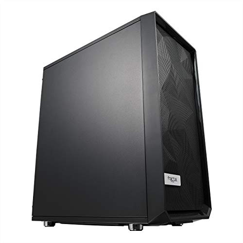 Fractal Design Meshify C Midi Tower Black Computer Case – Computer Case (Midi-Tower, PC, ATX, ITX, Micro-ATX, Black, 17 cm, 31.5 cm)