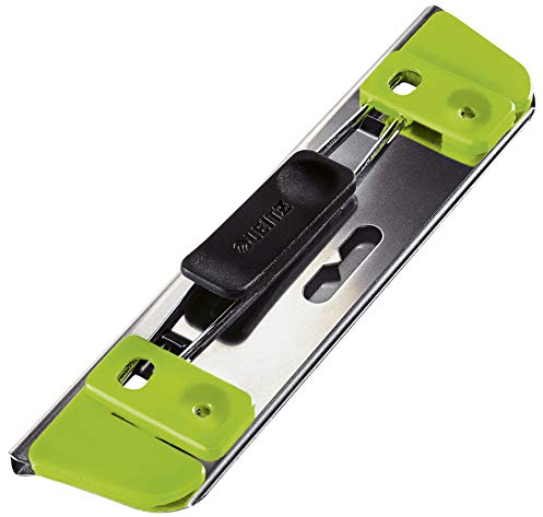 Leitz Active Locher mit Tippklemmer, Ideal zum Einsatz im Ordner, Grün, WOW, 17286054