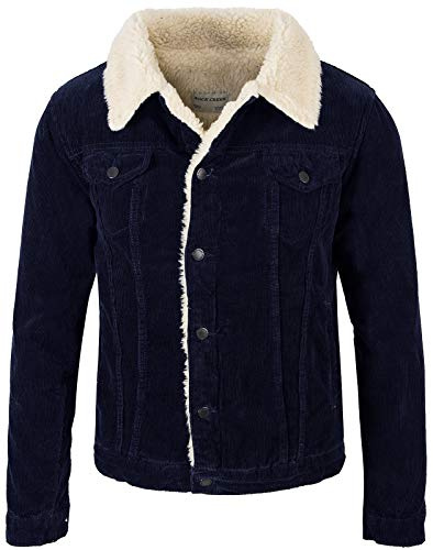 Rock Creek Herren Cordjacke Winterjacke Teddyfutter H-211